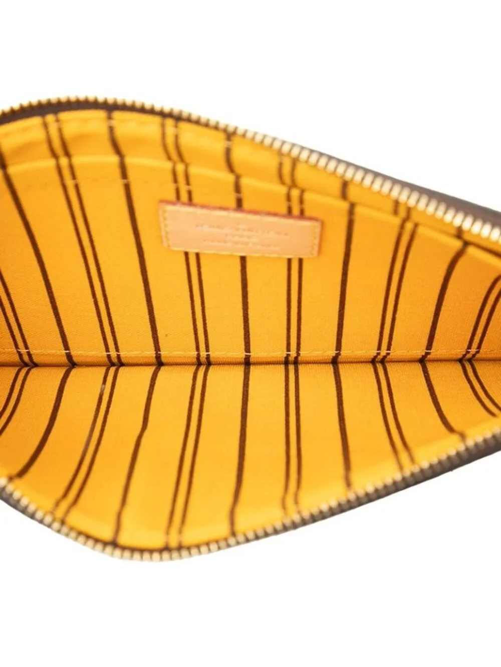 Louis Vuitton Pouch Brown Leather